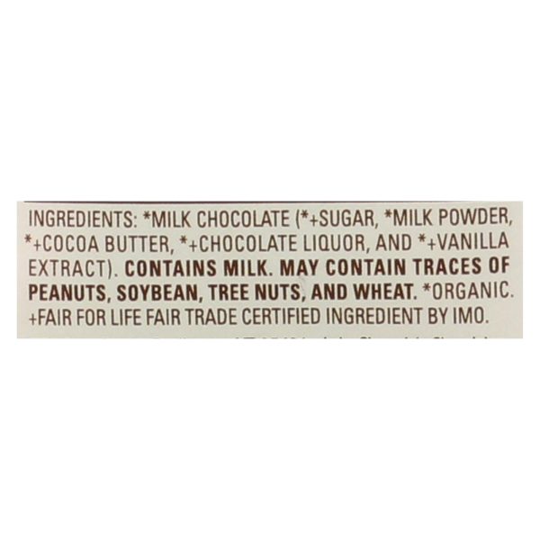 Lake Champlain Chocolates Organic Milk Chocolate Heart-Shaped Candies  - Case of 12 - 5.9 OZ - Image 3