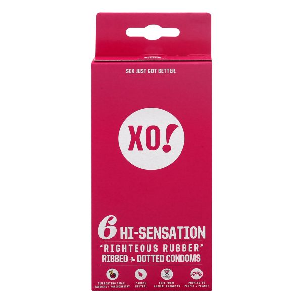 Xo! - Condoms Hi-sensations - Case of 8-6 Count