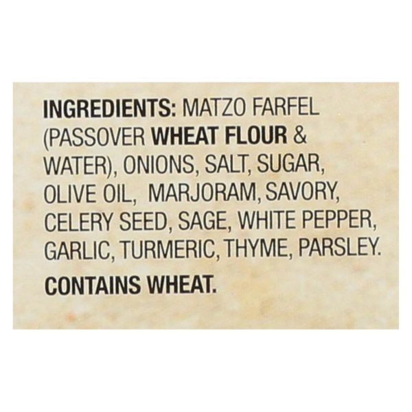 Streit's Stuffing Mix - Case of 12 - 6.5 OZ - Image 2