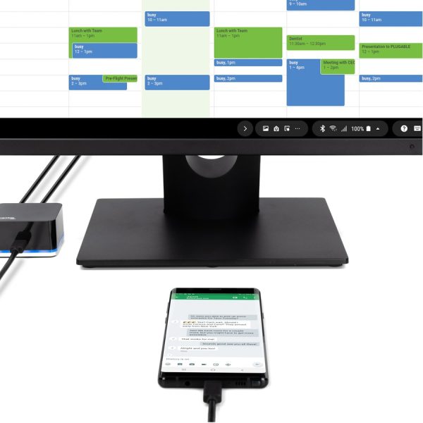 Plugable Phone Cube Compatible with Samsung DeX Dock, DeX Station, DeX Pad, Galaxy Note 9, S9, S9 Plus, S8, S8 Plus, S10, Tab S5e - Image 3