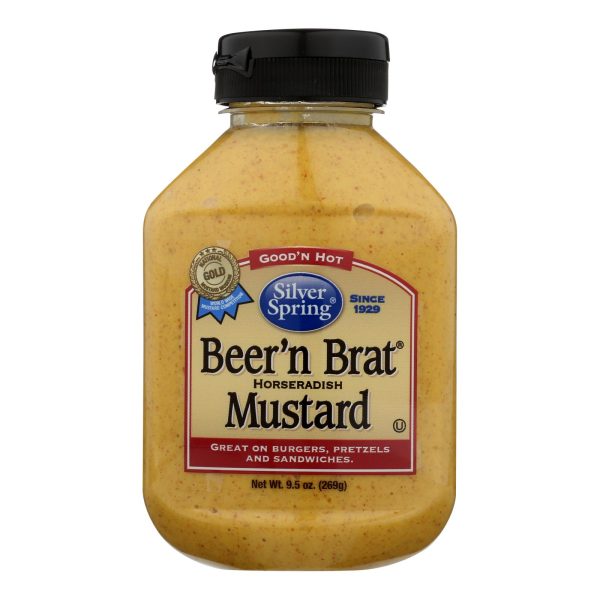 Silver Spring Squeeze - Mustard - Beer Brat - Case of 9 - 9.5 oz - Image 2