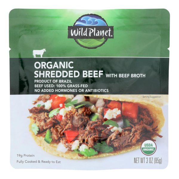Wild Planet - Shredded Beef - Case of 24-3 OZ - Image 2