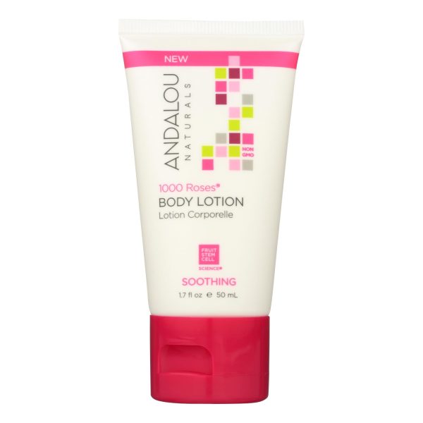 Andalou Naturals Lotion - 1000 Roses - Case of 6 - 1.7 fl oz. - Image 2