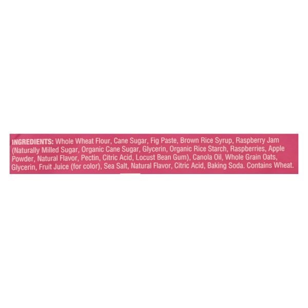 Nature's Bakery Stone Ground Whole Wheat Fig Bar - Raspberry - 2 oz - Case of 12