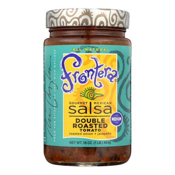 Frontera Foods Double Roasted Tomato Salsa - Tomato Salsa - Case of 6 - 16 oz. - Image 2