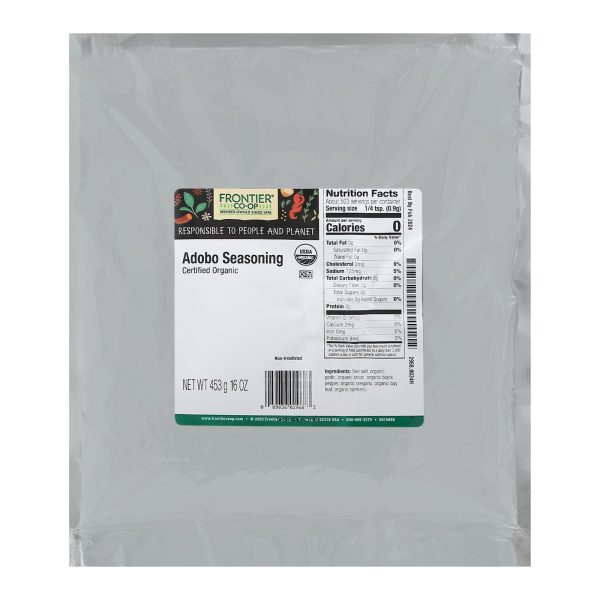 Frontier Herb Organic Adobo Seasoning - Single Bulk Item - 1LB - Image 3