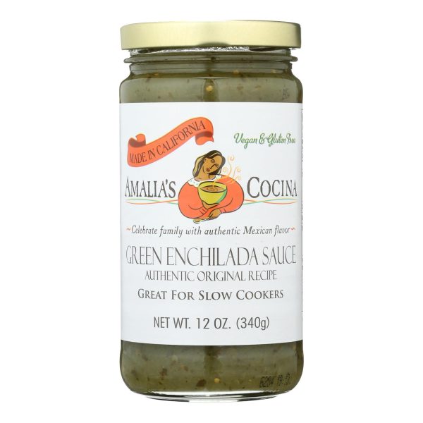 Amalias Cocina - Sauce Green Enchilada - Case of 12-12 OZ - Image 2