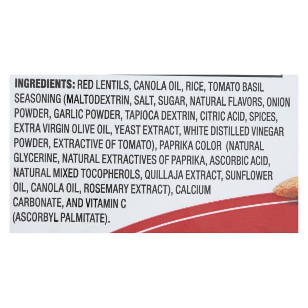 Calbee Snapea Crisp - Lentil Snaps - Tomato Basil - Case of 12 - 3 oz - Image 3