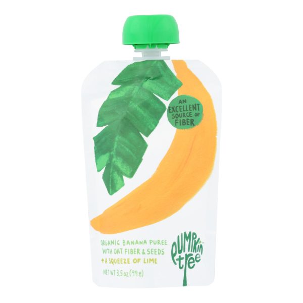 Pumpkin Tree Organic - Oats Seed Banana Lime - Case of 10-3.5 OZ - Image 3