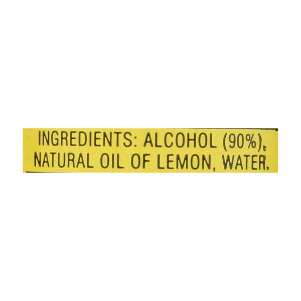 Nielsen Massey Pure Lemon Extract  - Case of 8 - 2 OZ - Image 2