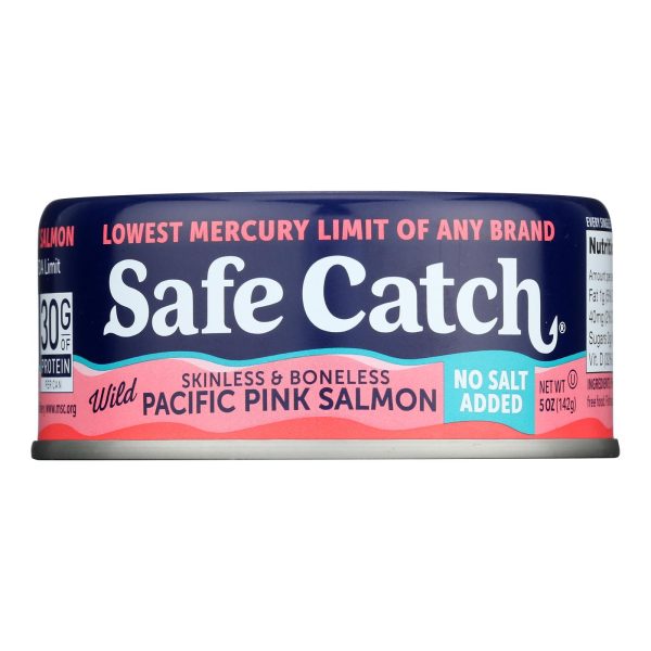 Safe Catch - Salmon Pink Wld Ns Added - Case of 6 - 5 OZ - Image 3