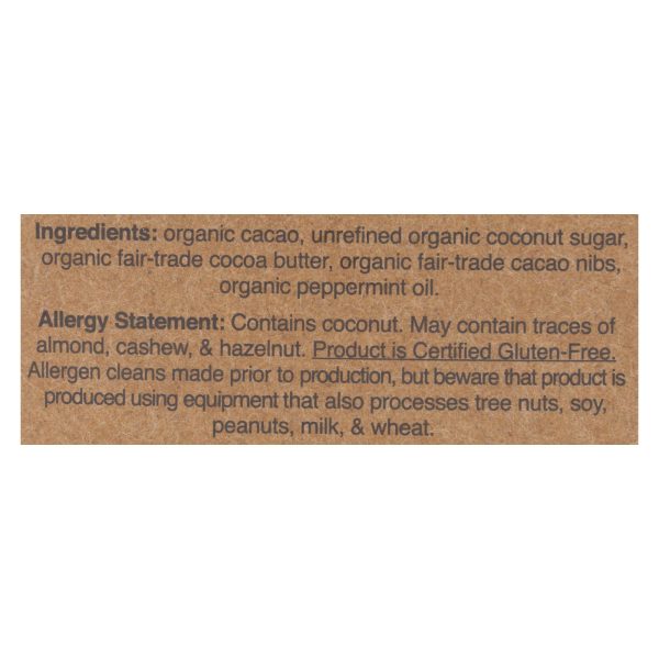 Hu - Dark Chocolate Bar Crunchy Mint - Case of 12-2.1 OZ - Image 2