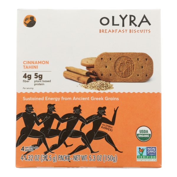 Olyra - Biscuit Cinnamon Tahini - Case of 6 - 5.3 OZ - Image 3