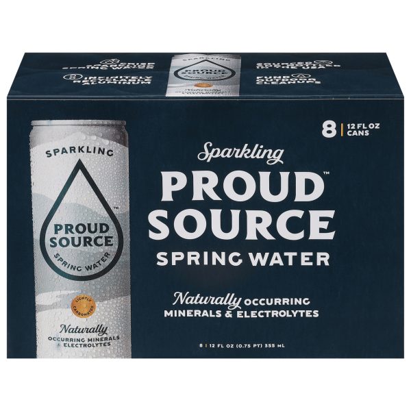 Proud Source - Water Spring Sparkling - Case of 3-8/12 FZ - Image 3