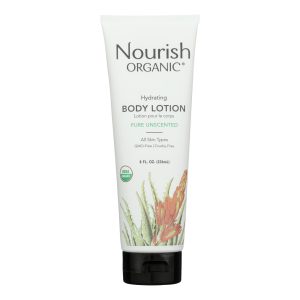 Nourish Organic Body Lotion Pure Unscented - 8 fl oz