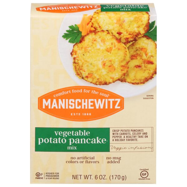 Manischewitz Veggie Potato Pancake Mix - Case of 12 - 6 OZ - Image 2