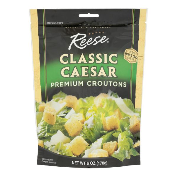 Reese Croutons Caesar Salad - Case of 12 - 6 oz. - Image 2