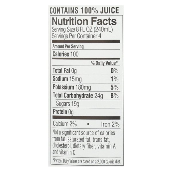 R.W. Knudsen - Juice - Just Blueberry - Case of 6 - 32 fl oz - Image 3