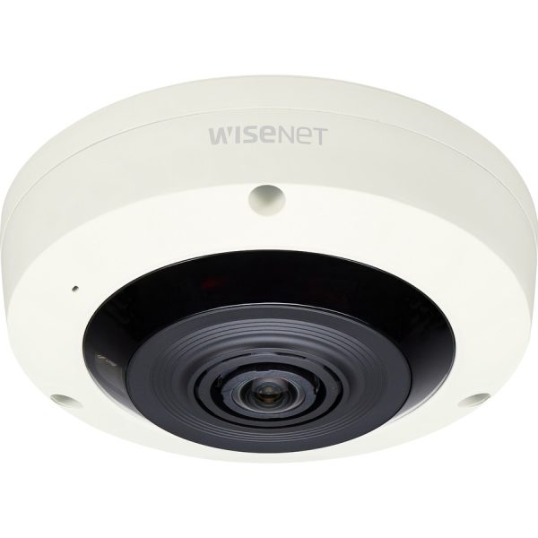 Wisenet XNF-8010R 6 Megapixel Indoor Network Camera - Fisheye - Ivory