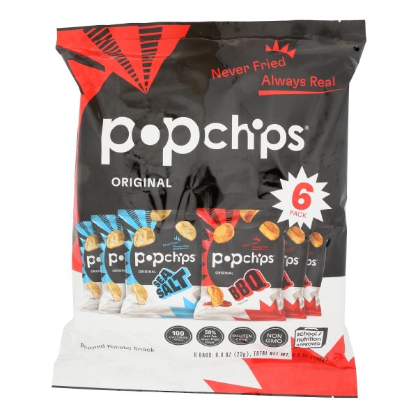 Popchips Potato Chip - Case of 12 - 4.8 oz. - Image 2