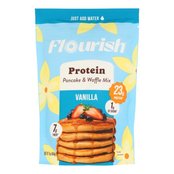 Flourish - Pcake Mx Protein Vanilla - Case of 8-16 OZ - Image 2
