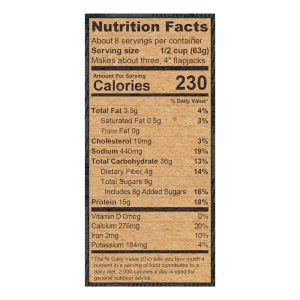 Kodiak Cakes - Flpjk/wffl Mix Almond Poppy - Case of 6-18 OZ