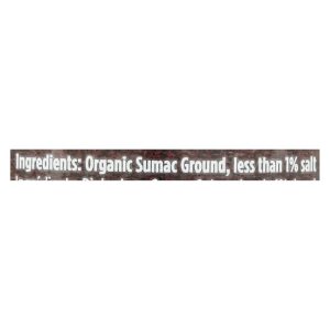 Spicely Organics - Organic Sumac - Case of 3 - 2 oz.