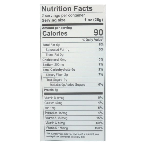 Brad's Plant Based - Raw Crunch - Naked - Case of 12 - 2 oz. - Image 2