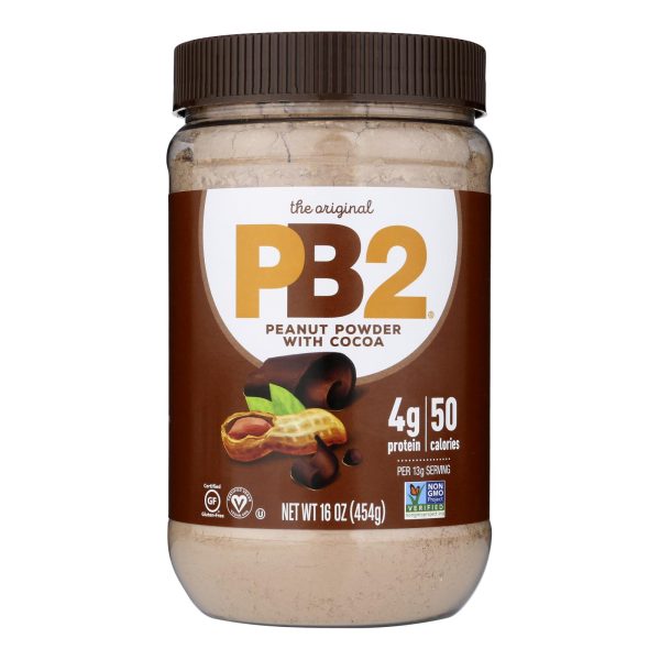 Pb2 - Peanut Butter Powder/Cocoa - Case of 6-16 Ounces - Image 2