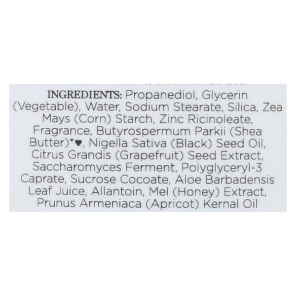 Nubian Heritage Deodorant - All Natural - 24 Hour - Honey and Black Seed - 2.25 oz - 1 each - Image 2