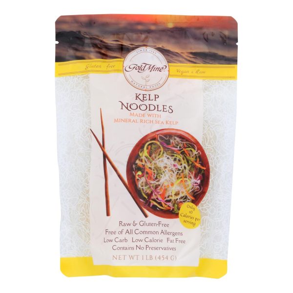 Gold Mine Kelp Noodles - Ready To Eat - Case of 12 - 1 lb. - Image 3