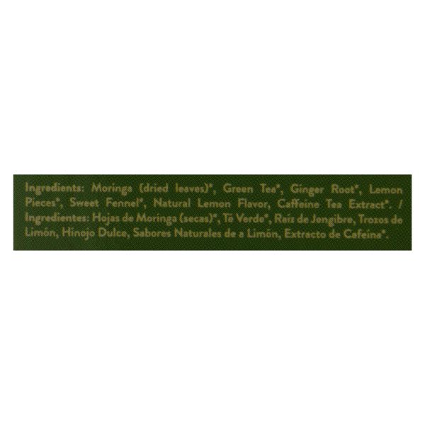 Miracle Tree - Tea Moringa Ginger Lm - Case of 5 - 16 CT - Image 2