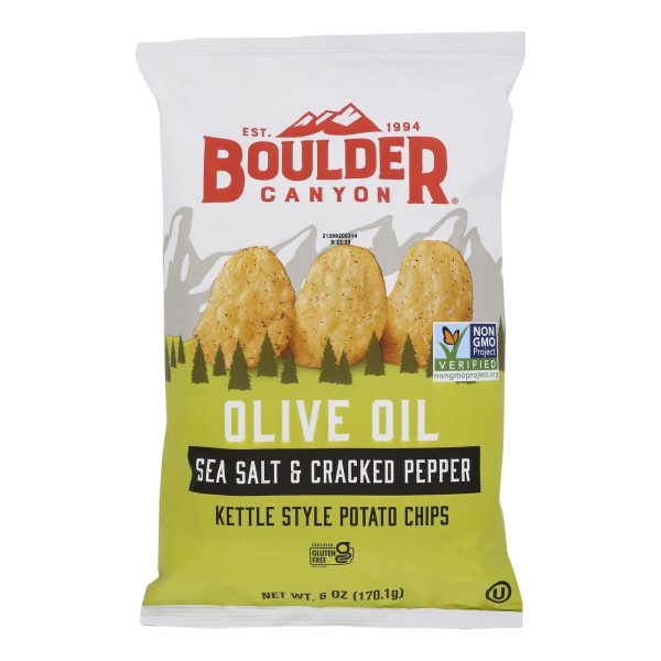 Boulder Canyon Natural Foods - Canyon Olv Oil Ss&pp - CS of 12-6 OZ