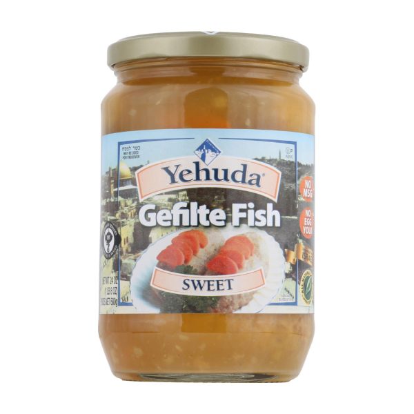 Yehuda Matzo Gelfilte Fish - Sweet - Case of 12 - 24 oz. - Image 3