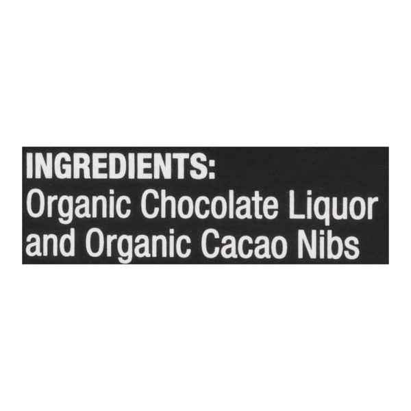 Pascha - Bar Dark Chocolate  100% Nibs - Case of 10 - 2.82 OZ - Image 3