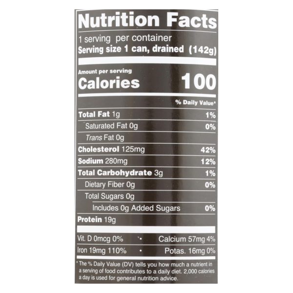 Crown Prince Clams - Boiled Baby Clams In Water - Case of 12 - 10 oz. - Image 2