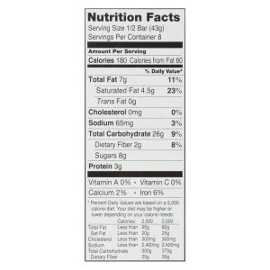 Bobo's Oat Bars - Oat Bar - Peanut Butter Chocolate Chip - Case of 6 - 4 pk
