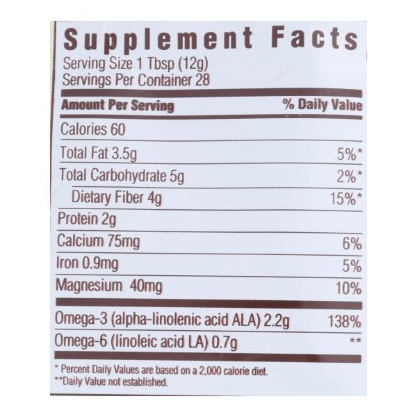 Spectrum Essentials Organic Chia Seeds - Omega-3 and Fiber - 12 oz - Image 3