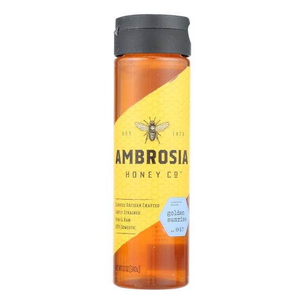 Ambrosia Honey - Honey Golden Sunrise - Case of 6 - 12 OZ - Image 2