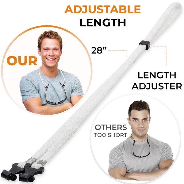 Eyeglass Holder Straps   4 Premium Eyeglasses Cord for Men   Eye Glass Accessory Chain for Women   Sunglass Lanyard Around Neck   4 Cords - Image 4