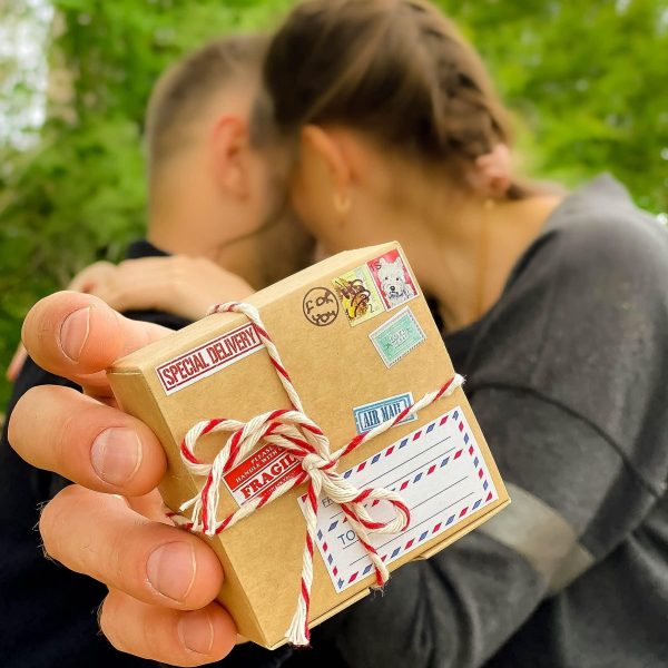 I'm Sorry Gifts for Her and Him   Personalised Apology Gift   Cute Poop in a Jar and Sorry Card   Forgive Me Present Idea (in Beige Craft Box Sorry I was a little   Rainbow Poop) - Image 5