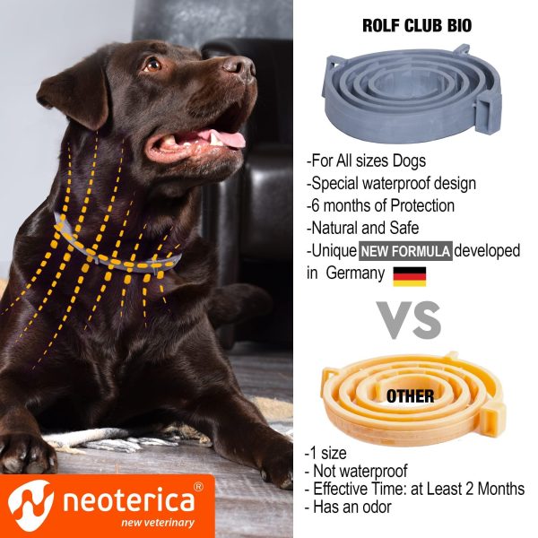 Natural Flea & Tick Collar for Dogs   6 Months Control of Best Prevention & Safe Treatment   Anti Fleas and Ticks Essential Oil Repellent (1 Count (Pack of 1)) - Image 6