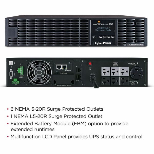CyberPower OL2200RTXL2UN Smart App Online UPS Systems - Image 2