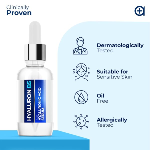 Pure Hyaluronic Acid Serum for Face with Vitamin B5 Hydrating Serum for Sensitive Skin Anti  Aging Serum Brightening Serum for Dark Spots Uneven Skin Tone Fine Lines & Wrinkles - Image 4