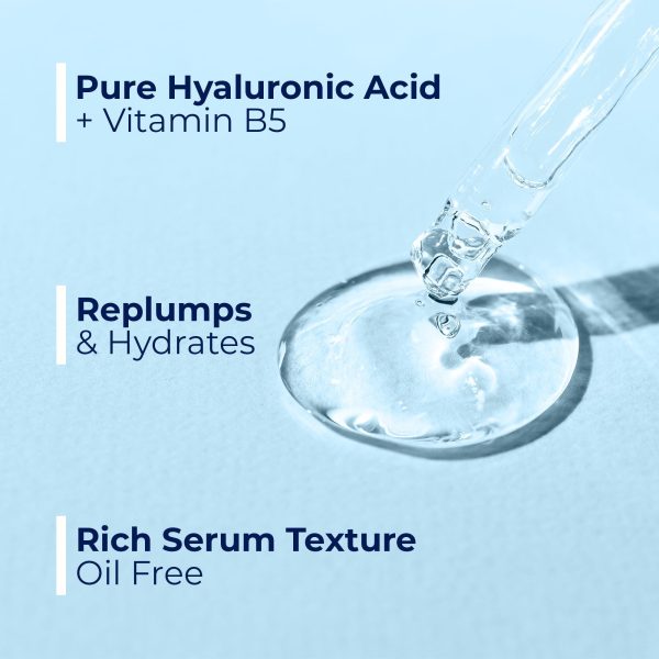 Pure Hyaluronic Acid Serum for Face with Vitamin B5 Hydrating Serum for Sensitive Skin Anti  Aging Serum Brightening Serum for Dark Spots Uneven Skin Tone Fine Lines & Wrinkles - Image 5