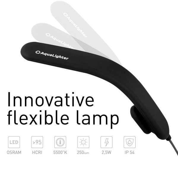 Fish Tank Light   Clip On Aquarium Light   Aquarium Light for Plants   LED Flexible Lamp for Freshwater Light   NanoSoft Black Fish Tank Lights 10 Gallon - Image 2