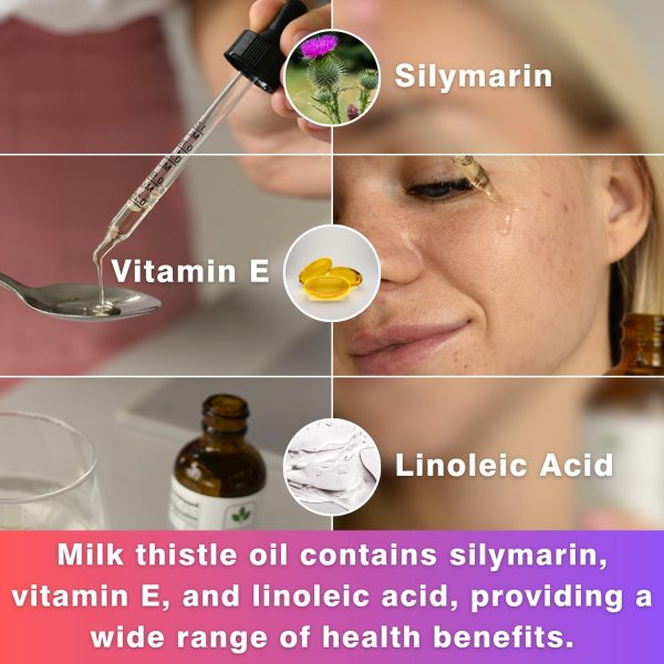 CO2 Extracted Milk Thistle Seed Oil   100% Potent Liver Support Milk Thistle Oil   Rich in Silymarin Zinc Omegas Tocopherols   Pure Milk Thistle Drops 2 Fl Oz - Image 8