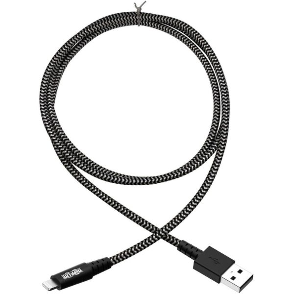 Eaton Tripp Lite Series Heavy-Duty USB-A to Lightning Sync/Charge Cable, MFi Certified - M/M, USB 2.0, 3 ft. (0.91 m) - Image 2