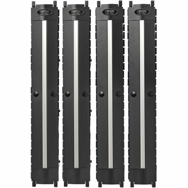 Eaton Tripp Lite Series High-Capacity Vertical Cable Manager - Deep Double Finger Duct with Cover, Double Sided, 6 in. Wide, Black, 7 ft. (2.2 m) - Image 3