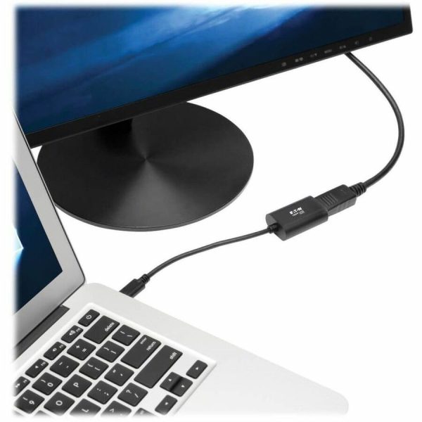 Eaton Tripp Lite Series USB-C to Displayport 4K 60Hz Adapter, Black - Image 2